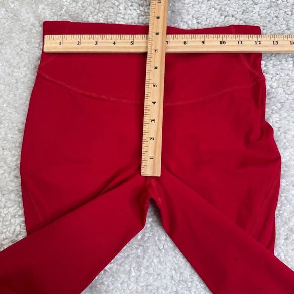 Lululemon Base Pace High Rise Tight Legging Red 6 FLAWS - Picture 9 of 11